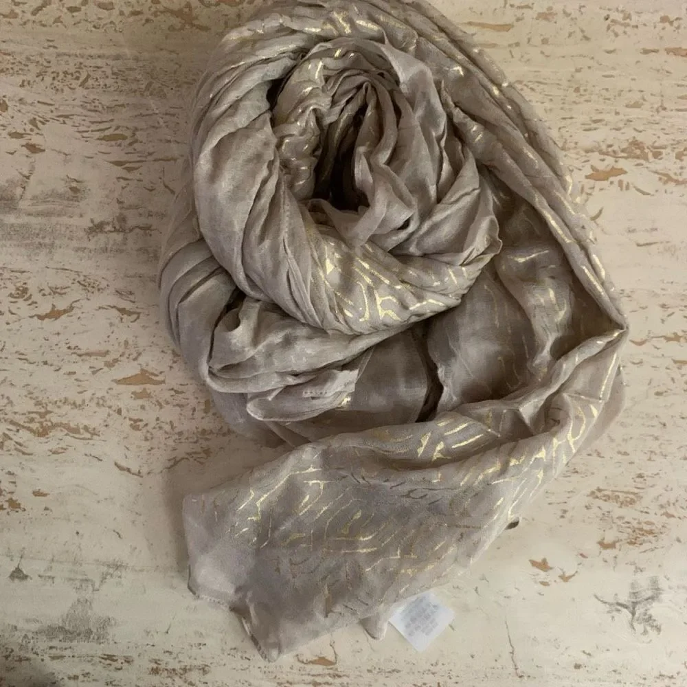 S&D Westwood scarf metallic trellis * small imperfection (1)